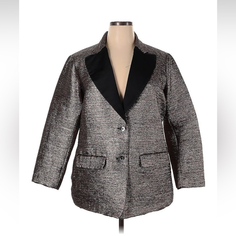 Hutch metallic blazer size XL.
